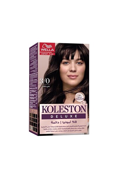 Koleston Koleston Deluxe Kit Brown Hair Dye Dark Brown - 3/0