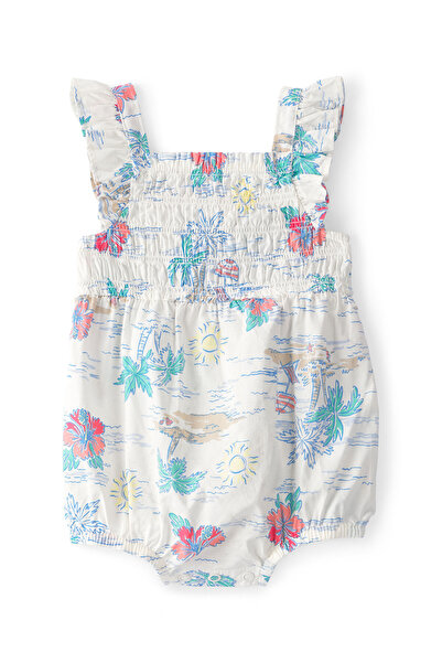 Carter's Baby Girl Short Jumpsuit 3 Months-24 Months Multi-Colored