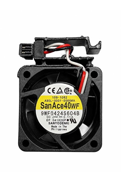 SANYO DENKI SANYODENKİ 9WF0424S604B FAN 40X40X20MM 24V DC 3 KABLOLU CNC/SERVO...