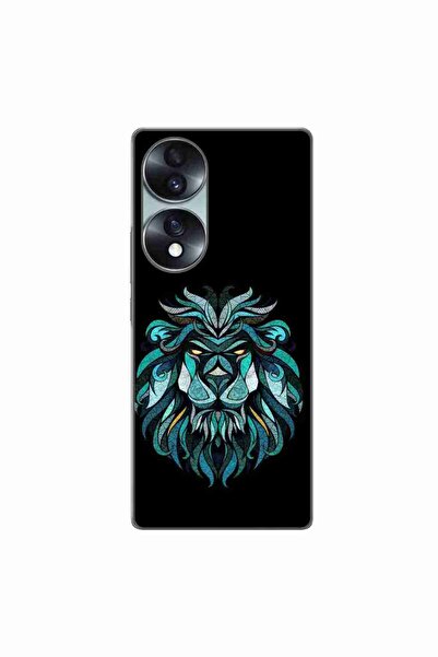 OEM Husa compatibila cu Honor 70 Silicon Gel Tpu Model Abstract Lion