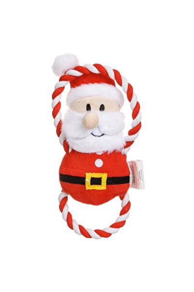 Zumzeria Christmas Toy Plush Santa Claus with Sound for Dogs 13x25cm