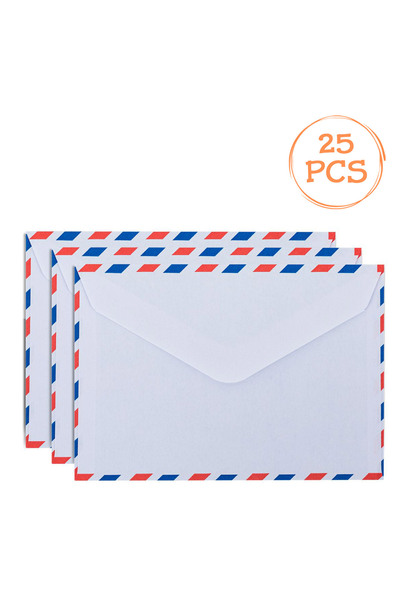 Zumzeria Plicuri de corespondență pentru transport aerian 11.4x16.2cm - 25 bu...