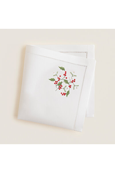 Chakra Coquna Napkin 40X40 cm White