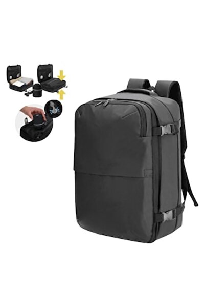 Makito Garnep vacuum Backpack , 35W, expandable compartment, black 31 x 45 x ...