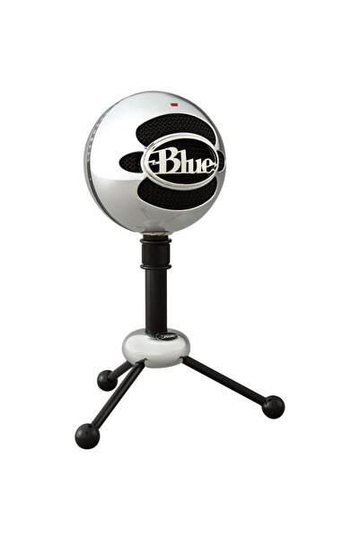 Blue Snowball USB microphone, condenser with 2 capsules, cardioid and omnidir...
