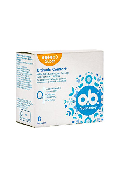 o.b. Tampoane Pro Comfort Super, O.B., 8 bucati, Alb
