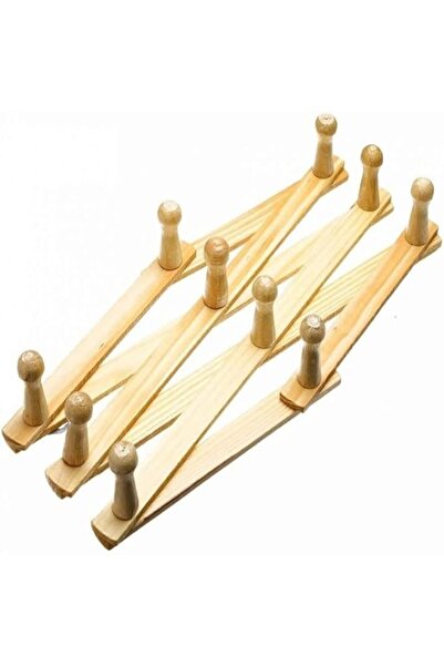 ONMART Extendable Wooden Hanger with 10 Heads