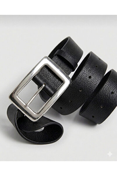 Liezonbag Women's Belt with Square Buckle
