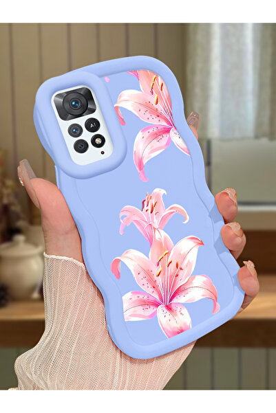 ucuc Redmi Note 11 Pro 5G Uyumlu Mavi Silikon Kılıf Kamera Korumalı Darbe Emi...