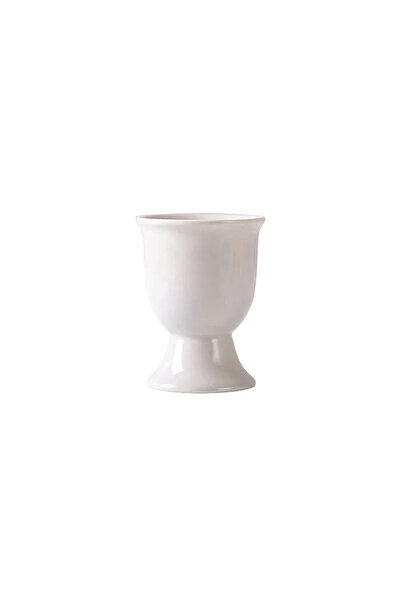 Choice White Ceramic Egg Cup Holder Creative Supply Cup for Family Egg Base C...