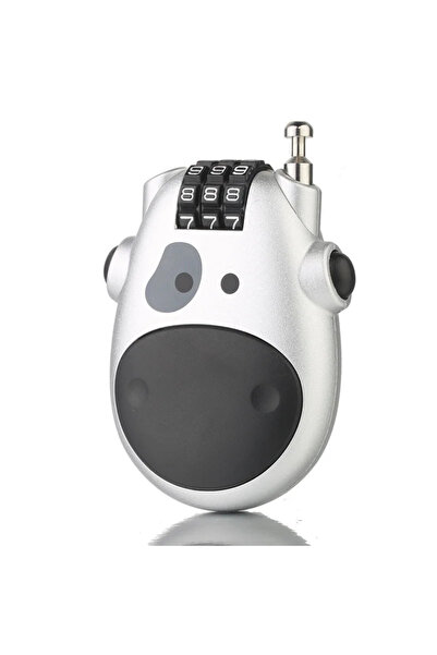 Choice Silver Telescopic Steel Wire Rope Password Padlock Smart Lock 3 Digits...