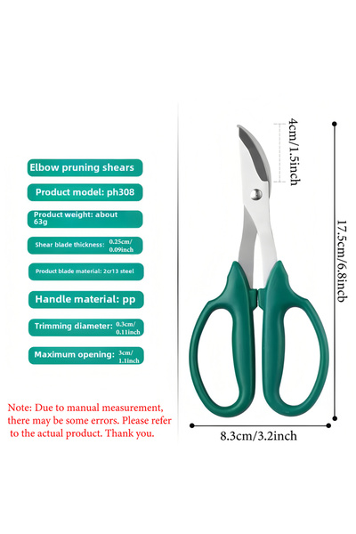 Choice3 Elbow pruning shears 1/3PCS，Gardening Shears Flower Branch Scissors S...