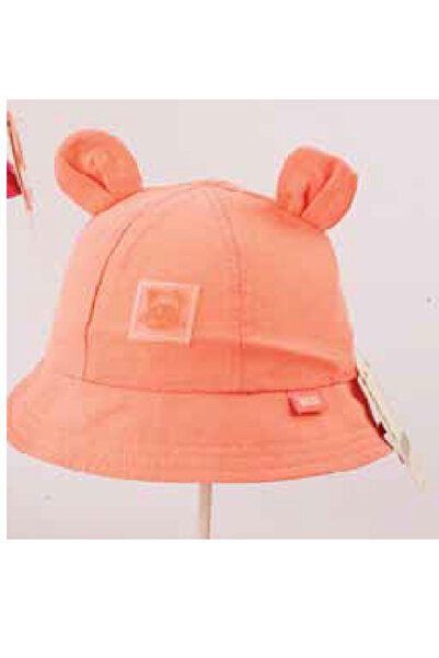 Kitti 0-18 Months Teddy Bear Embroidered Girl's Maxi Hat