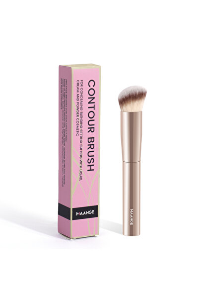 Choice Golden Color 1pc Makeup Brush High-grade Soft Fiber Angle Top Make Up ...