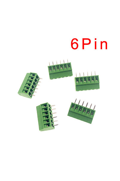 Choice11 5PCS 6Pin 5/10pcs KF128 2.54mm PCB Mini Screw Terminal Blocks Connec...