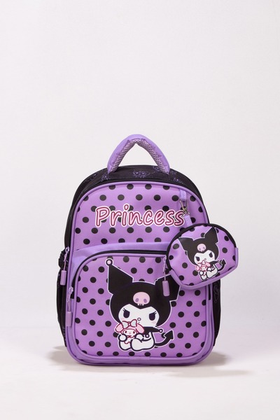 Waddell Leather Printed First Quality Girls' Kindergarten Backpack Girls' Pre...