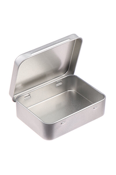 Choice1 Silver Black/Silver Frosted Household Iron Storage Box Metal Box Tin ...