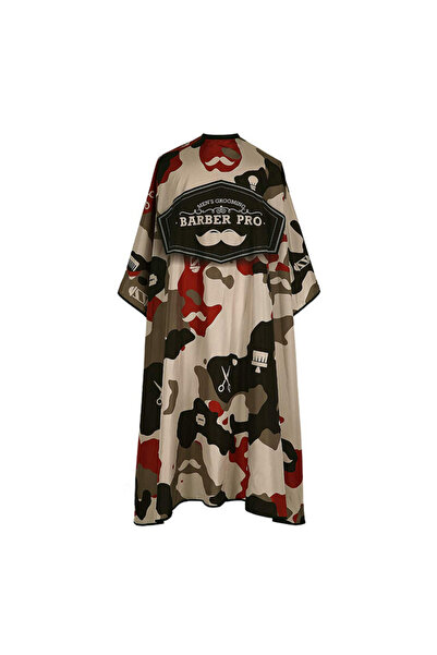 Choice Red Barber Cloth Camouflage Pattern Hairdresser Apron Hair Cutting Gow...