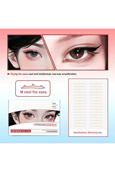 Choice Pink 【MAX-22】3D Support Invisible Double Eyelid Tape Self-Adhesive Tra...