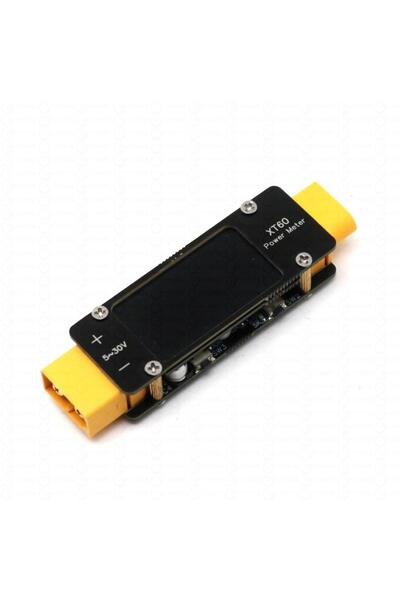 Choice XT60 Male Female 64A DC Voltage Current Power METER XT30 XT60 Ammeter ...