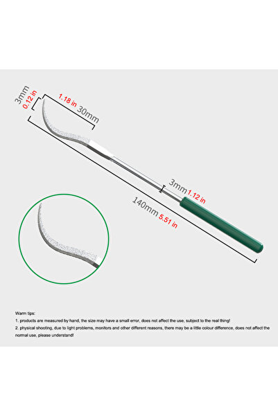 choice2 1 PCS Q9 1 PCS Special-Shaped Diamond File Rust Removal Deburring Gri...