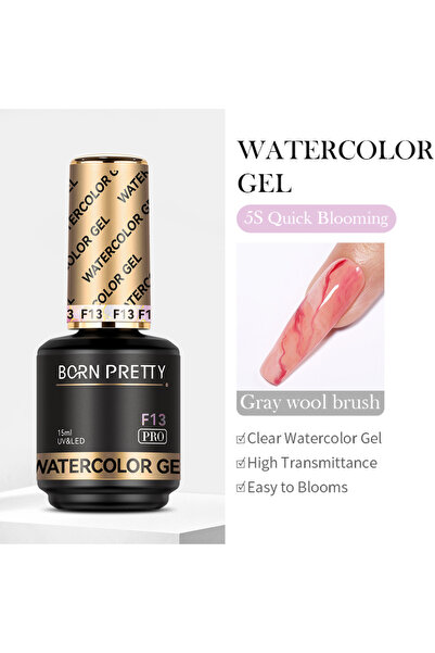 Born Pretty Watercolor Gel/Suluboya Efekt Jel-15ml