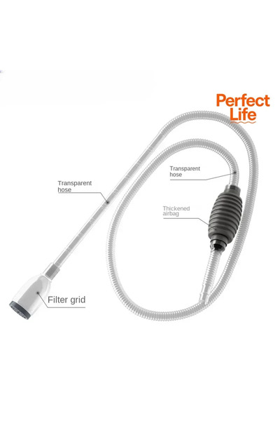 Choice 1.5M 1.5m Aquarium Manual Water Changer Fish Tank Air Pump Cleaning To...