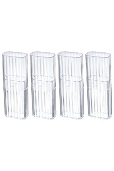 Choice5 4pcs Clear Mini Portable Transparent Cosmetics Accessories Storage Bo...