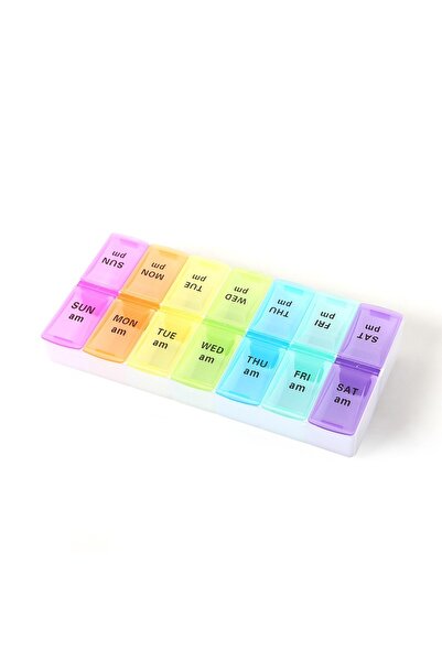 choice2 Small-14.5x7x2.5cm No.1 New Hot Premuim Portable Weekly Pill Organize...