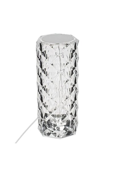 DAsiNU Lampa din Plastic Transparenta cu USB si Functie Tactila 9×21.5cm