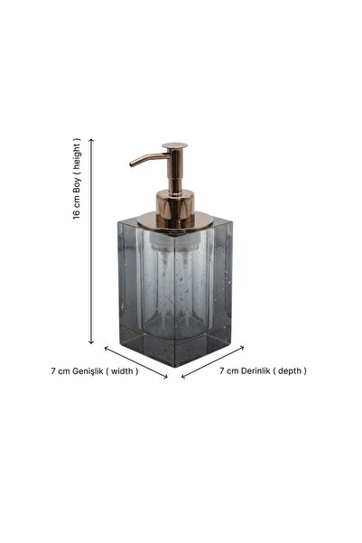 kobos Bubbles Liquid Soap Dispenser Glass Copper Kbw40000-Cr