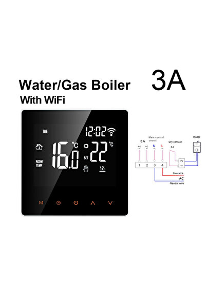 Choice WiFi WaterGas Boiler ME81H WiFi Thermostat for Wall-Mounted Boilers&El...