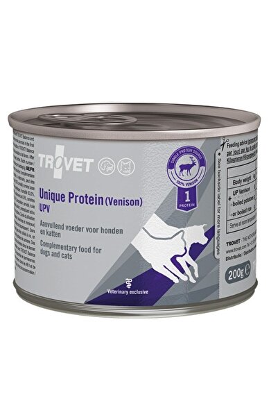 trovet Unique Protein UPV Carne de vânat - hrană umedă pentru câini și pisici...