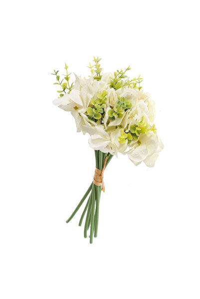 meli melo Buchet de flori albe artificiale 28 cm