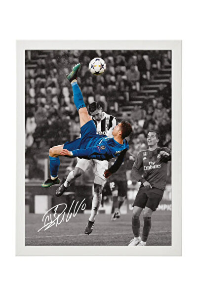 Boomah Accessories Cristiano Ronaldo Autographed - Bicycle Kick - Framed Post...