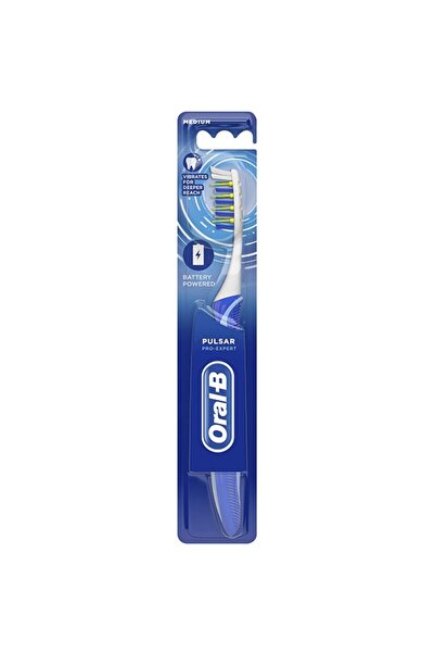 Oral-B Periuță de dinți Pulsar Pro-Expert Medie, alb-albastru