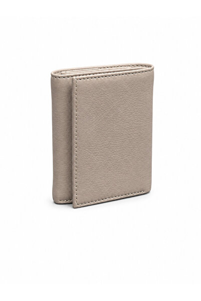 Basics&More Zippered Three-Fold Mink Women's Wallet