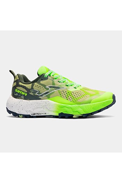 Joma TKSIMS2615 Sima Erkek Trail Koşu Ayakkabısı - Fluo Yeşil/Haki