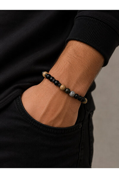 Girift Vintage Danz Men's Natural Stone Bracelet