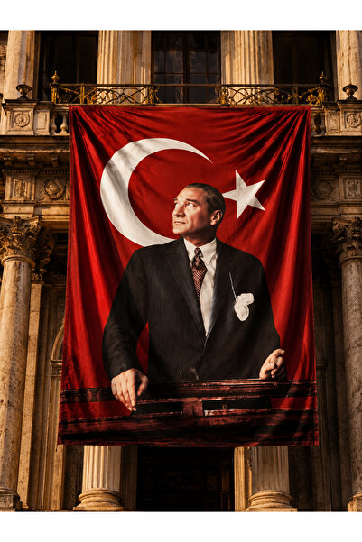 Zorluteks Atatürk Baskılı Türk Bayrağı 150*200