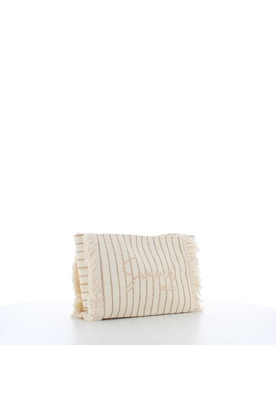 Marina Galanti Laconi Fabric Beauty Case - Beige
