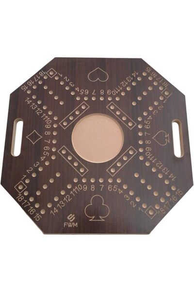 FWM Wooden Jackaroo Board Game - Strategic 4 Player Set with 16 Marbles (57 x...