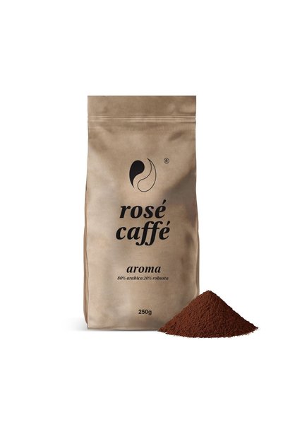 Rose Caffe Cafea Boabe/Măcinată Espresso Aroma, 250g