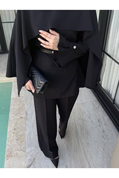 SS Design Eflin Cape Suit Black