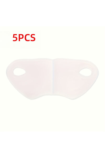 Choice WHITE 5PCS Reusable V-shaped Tight Facial Training Strap, Refreshing a...