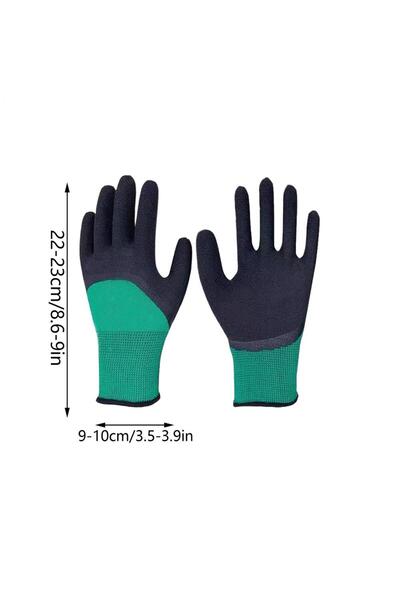 Choice Green and black 1 pair Womens Gardening Gloves Yard Work Garden Gloves...