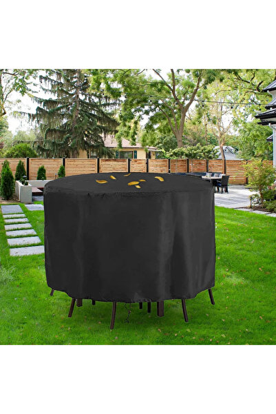 Choice8 120x75cm black Oxford Cloth Garden Furniture Round Table Cover, Water...