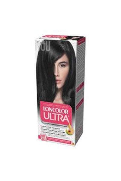 Loncolor Vopsea Permanenta pentru Par Ultra, nuanta 1 negru