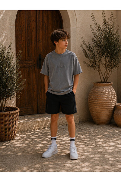 Orca Kids Fashion 9-14 تي شيرت كارينوس فورمات رمادي