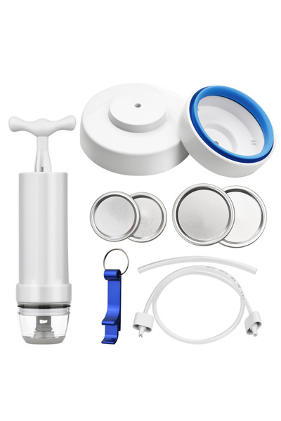 Choice Multicolor Mason Jar Vacuum Sealer Vacuum Sealing Kit with Hose Jar Op...